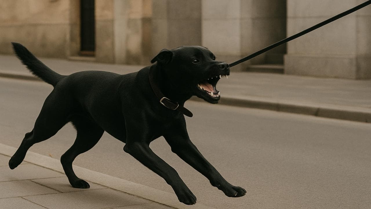 Pas bez povodca koji ima vlasnika